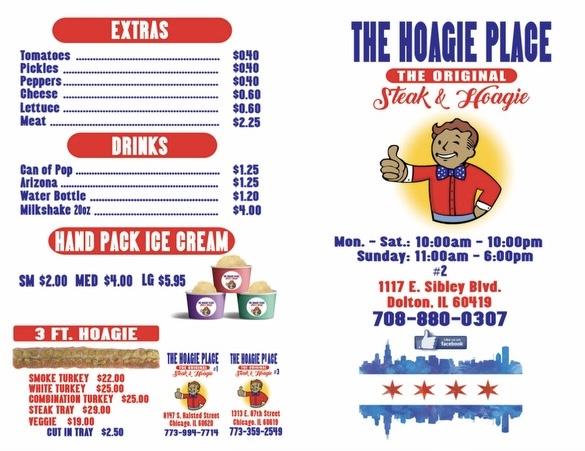 The Hoagie Place #2 Menu image 2