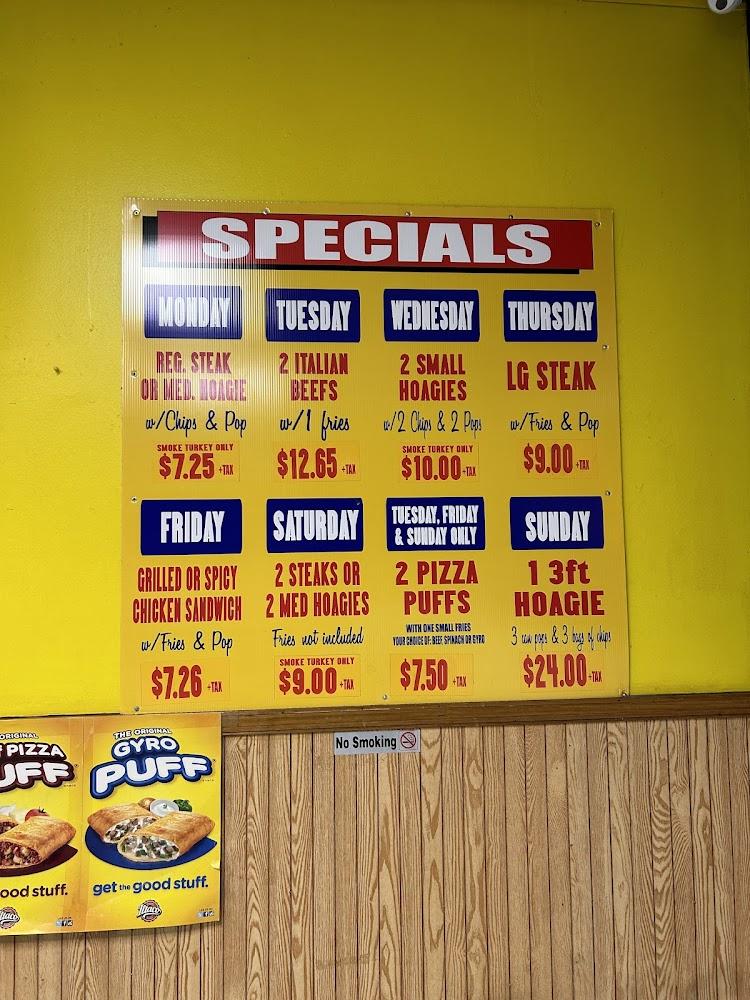 The Hoagie Place #2 Menu image 3